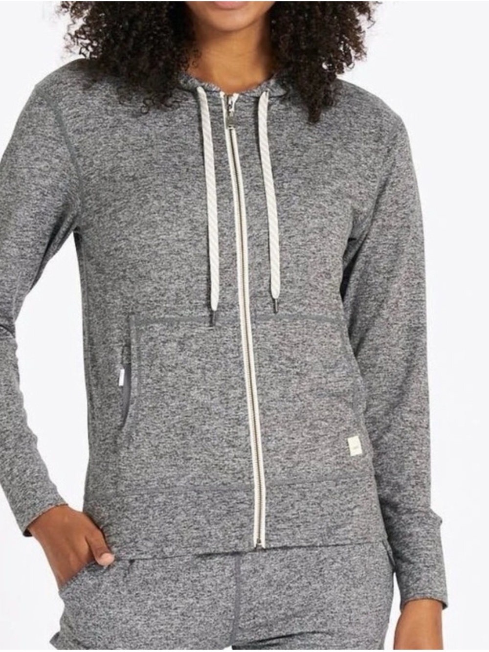 Vuori Halo Performance Hoodie Gray Large